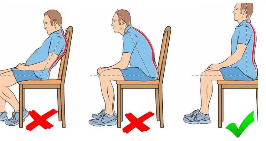 proper blood pressure seating position